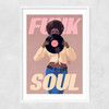 Funk & Soul Narrow White Frame