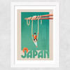 Japan Ramen Wide White Frame