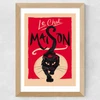 Le Chat Maison Wide Oak Frame