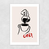 Cafe Unframed Print