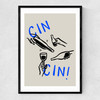 Cin Cin by SimplyExtraJordanary Narrow Black Frame