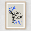 Cin Cin by SimplyExtraJordanary Medium Oak Frame
