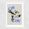 Cin Cin by SimplyExtraJordanary Narrow White Frame