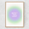 Protect Your Energy Narrow Oak Frame