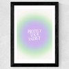 Protect Your Energy Wide Black Frame