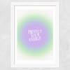 Protect Your Energy Wide White Frame