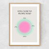 Stay Close Narrow Oak Frame
