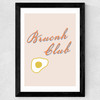 Brunch Club Wide Black Frame