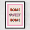 Home Sweet Home by Studio Eleni Medium Black Frame