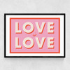 Love Is Love by Studio Eleni Narrow Black Frame