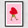 Big Love by Julia Walck Medium Black Frame