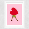 Big Love by Julia Walck Wide White Frame