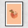 Peachy Keen Narrow Black Frame