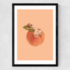 Peachy Keen Medium Black Frame