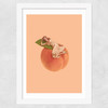 Peachy Keen Wide White Frame