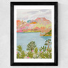 Sendu Wide Black Frame
