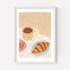 Coffee and Croissant Beige Blush