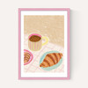 Coffee and Croissant Beige Blush
