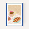 Coffee and Croissant Beige Blush