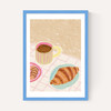 Coffee and Croissant Beige Blush