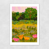 Poppies Garden Unframed Print