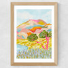Mountain love Wide Oak Frame