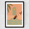 Pool Jump Medium Black Frame