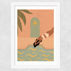 Pool Jump Wide White Frame
