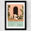Diary of a Riad Wide Black Frame
