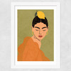 A Lemon Fee Wide White Frame