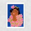 Madame La Fleur Unframed Print