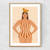 Cantaloupe Bae Narrow Oak Frame