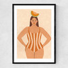 Cantaloupe Bae Narrow Black Frame