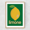 Lemon by Limbo and Ginger Narrow Oak Frame