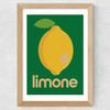 Lemon by Limbo and Ginger Wide Oak Frame