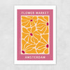 Amsterdam Flower Market Unframed Print