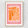 Copenhagen Flower Market Narrow Oak Frame