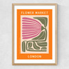 London Flower Market Medium Oak Frame