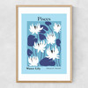 Pisces Narrow Oak Frame
