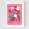 Sagittarius Medium White Frame
