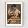 Let Me Overthink This Narrow Oak Frame