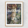 Gardening Is Life Narrow Oak Frame