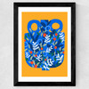 Olive Tree Pottery Wide Black Frame