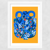 Olive Tree Pottery Wide White Frame