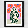 Poppy Pot Wide Black Frame