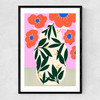 Poppy Pot Narrow Black Frame