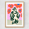 Poppy Pot Medium Oak Frame