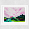The Fleeting Hour Wide White Frame