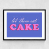 Let Them Eat Cake Narrow Black Frame
