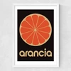 Orange by Limbo and Ginger Medium White Frame